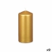 Kaars Gouden 7 x 15,5 x 7 cm (12 Stuks)