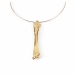 Collana Donna Shabama Been Ottone bagnato in oro Rigido 13 cm