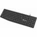 Keyboard Natec NKL-1948 Spanish Qwerty Black