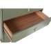 Schubladenschrank Home ESPRIT grün Polypropylen Holz MDF 80 x 40 x 117 cm