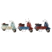 Decoratieve figuren Home ESPRIT Motorfiets 26,5 x 11 x 17 cm (3 Stuks)