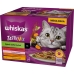 Comida para gato Whiskas Adult Chef's Choice Frango Salmão Peru Vitela Bacalhau 85 g 24 x 85 g