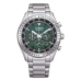 Relógio masculino Citizen CA4600-89X Verde Prateado