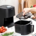 Airfryer InnovaGoods Musta 1200 W 2 L (Kunnostetut Tuotteet A)