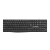 Teclado Natec NKL-1950 Preto Qwerty US