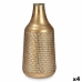 Váza Zlatá Kov 21 x 44 x 21 cm (4 kusů) S reliéfem