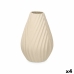 Vaas Beige Keramisch 21 x 31 x 21 cm (4 Stuks) Strepen