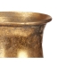 Vase Gyllen Metall 16 x 42 x 16 cm (4 enheter) Med lettelse