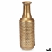 Vase Gold Metall 14 x 46 x 14 cm (4 Stück) Mit Relief