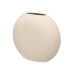 Vase Beige aus Keramik 36 x 34 x 16 cm (2 Stück) kreisförmig