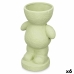 Deko-Figur grün 16 x 25 x 12 cm Vase (6 Stück)