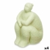 Dekorativ figur Grøn Dolomite 18 x 30 x 19 cm (4 enheder) Dame Siddende