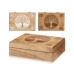 Decorative box Mango wood 25,5 x 8 x 17,4 cm (6 Units) Tree of Life