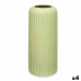 Vase Grønn Dolomite 16 x 40 x 16 cm (4 enheter) Striper