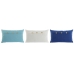 Kussen Home ESPRIT Blauw Wit Hemelsblauw Mediterrane 50 x 15 x 30 cm (3 Stuks)