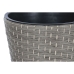 Virágcserepek készlete Home ESPRIT polipropilén Rattan 40 x 40 x 45 cm