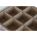 Krabička na čaje Home ESPRIT Biela Ružová Kov Sklo Drevo MDF 24 x 24 x 6,5 cm (2 kusov)
