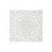 Zidni Ukras DKD Home Decor Bijela Mandala Indijac Premaz u shabby stilu Decapé 90 x 4 x 90 cm