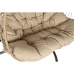 Pakabinamas sodo fotelis Home ESPRIT Šviesiai rudas Aliuminis sintetinis rotangas 130 x 61 x 117 cm