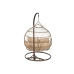 Sedia da giardino sospesa Home ESPRIT Marrone scuro Marrone Chiaro Alluminio rattan sintetico 130 x 61 x 117 cm