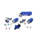 Spielset Fahrzeuge City Police 45 x 33 x 6 cm