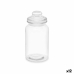 Frasco Transparente Vidro 1,2 L (12 Unidades) Com tampa