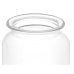 Bocal Transparent verre 600 ml (12 Unités) Avec couvercle