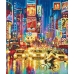 Set za slikanje prema brojevima Alex Bog Amazing Times Square NYC 40 x 50 cm Brojevi