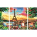 Conjunto de pintura por números Ravensburger 20134 80 x 50 cm 4 Peças 1 Peça 4 Unidades