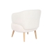 Armchair DKD Home Decor White Natural Wood 70 x 70 x 80 cm