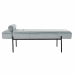 Chaise lonngue sofa DKD Home Decor Sort Himmelblå Metal 140 x 59 x 42 cm