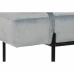 Chaise Longue Sofa DKD Home Decor Black Sky blue Metal 140 x 59 x 42 cm