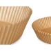 Papper för luftfritös 23,5 x 23,5 x 4 cm Set Rund 20 Delar (24 antal)