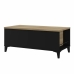 Lift-Top Coffee Table Melamin Oak (100 x 50/72 x 42/55 cm)