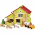 Playset Jeujura My Wooden Farm 180 Darabok