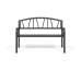 Banc avec Dossier Anthracite Fer (123 X 53 X 86 cm)