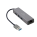 Adapter USB-C v VGA GEMBIRD A-AMU3-LAN-01