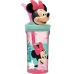 Bicchiere con Cannuccia Minnie Mouse CZ11337 Rosa 360 ml 3D