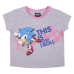 Pijama Infantil Sonic Gri