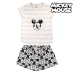 Pijama Minnie Mouse Branco (Adultos) Mulher