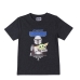 Camiseta de Manga Corta Infantil The Mandalorian Negro