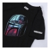 Børne Kortærmet T-shirt The Mandalorian Sort