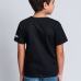 T-Shirt met Korte Mouwen voor kinderen The Mandalorian Zwart