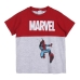 Børne Kortærmet T-shirt Marvel Grå 2 enheder