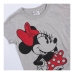 T-Shirt met Korte Mouwen voor kinderen Minnie Mouse Grijs