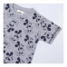 Camiseta de Manga Corta Infantil Mickey Mouse Gris