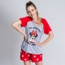 летняя пижама для мальчиков Minnie Mouse Красный Женщина Серый