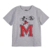 Tricou cu Mânecă Scurtă Mickey Mouse Gri