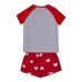 Pyjamat Minnie Mouse Punainen Harmaa