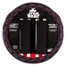 Vairo dangtis + pagalvėlės saugos diržui Star Wars Darth Vader Universalus Juoda 3 Dalys